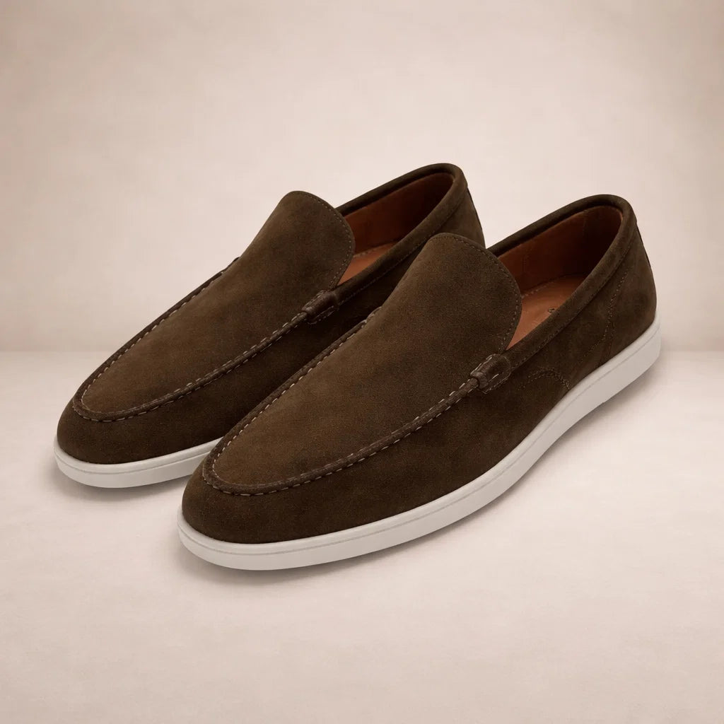 CLOVIS - mocassins en cuir à enfiler pour homme