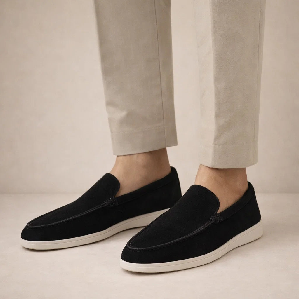 CLOVIS - mocassins en cuir à enfiler pour homme