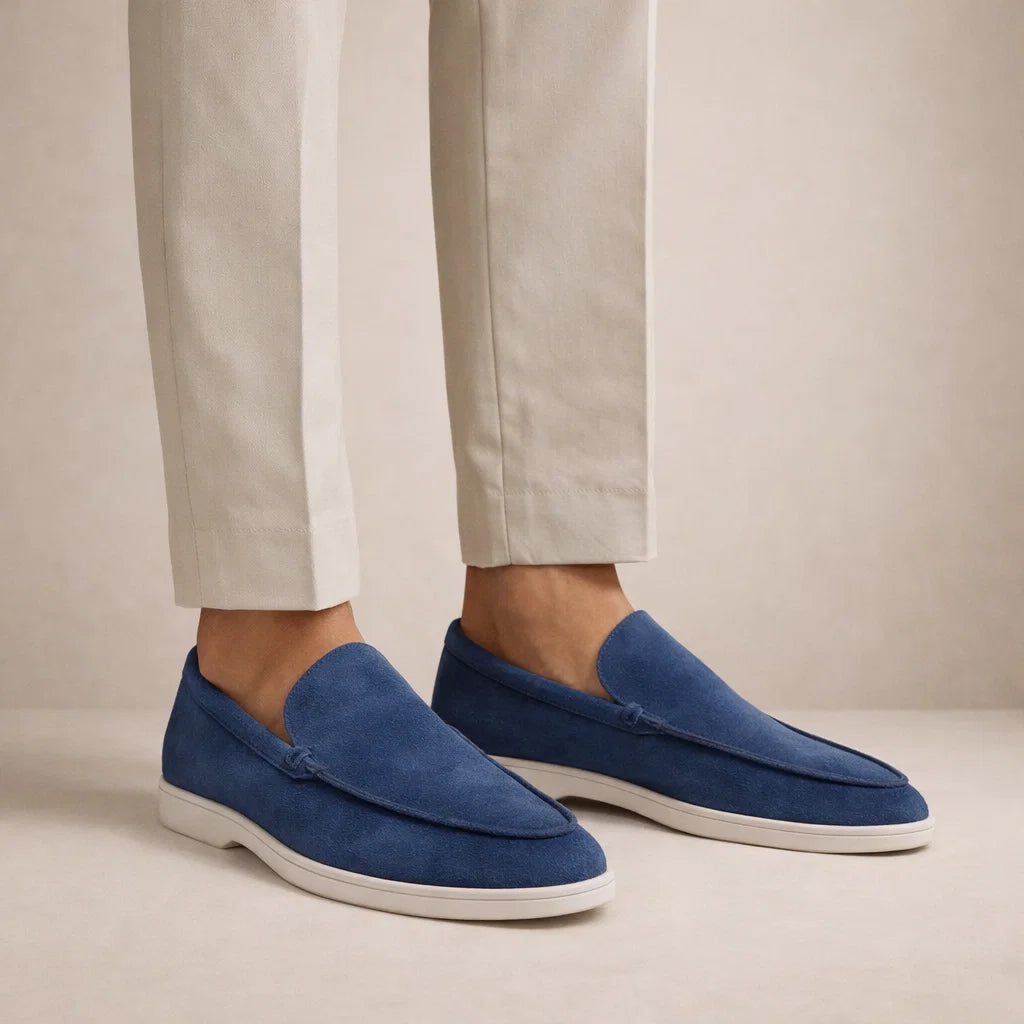 CLOVIS - mocassins en cuir à enfiler pour homme