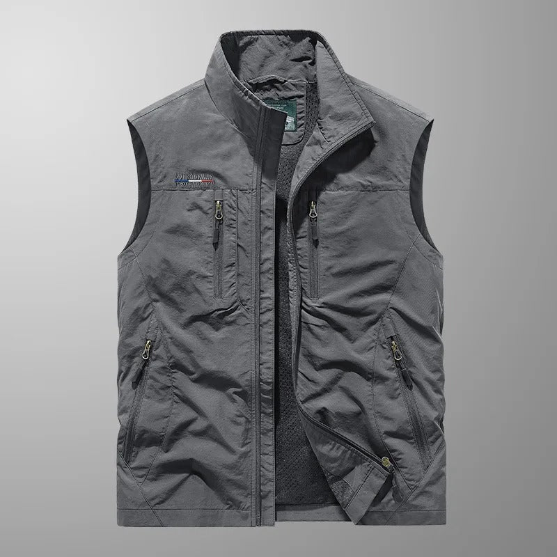 AURÈLE - bodywarmer col montant pour homme