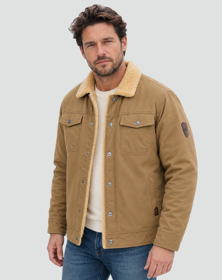 ROLAND - veste sherpa doublée polaire pour homme