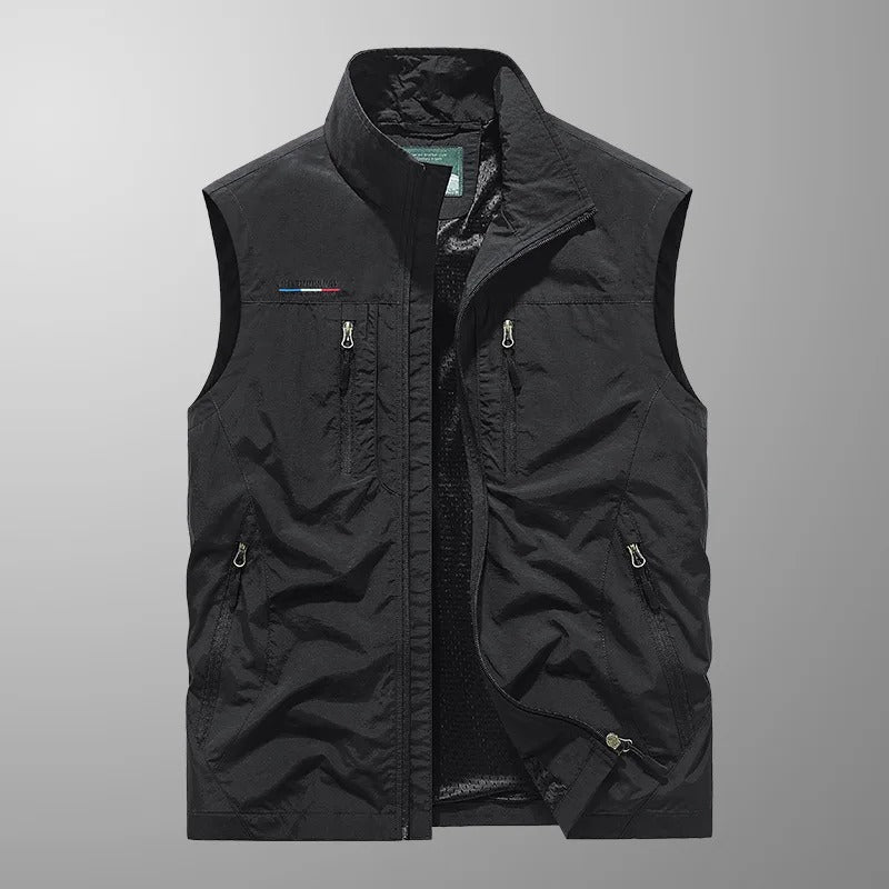 AURÈLE - bodywarmer col montant pour homme