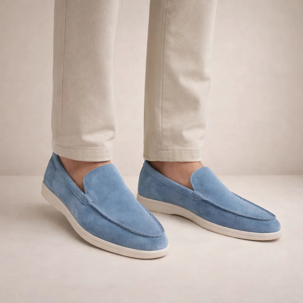 CLOVIS - mocassins en cuir à enfiler pour homme