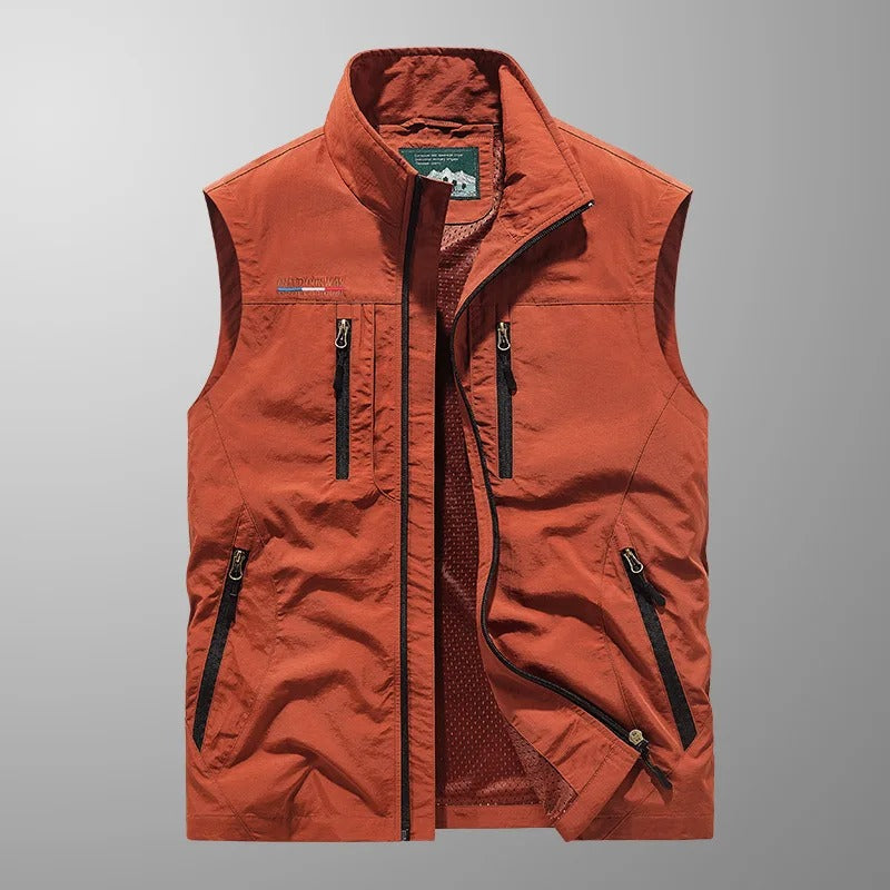 AURÈLE - bodywarmer col montant pour homme