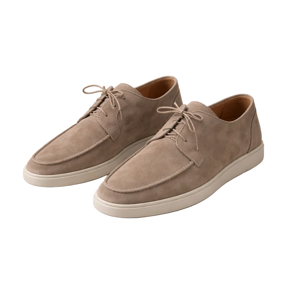 FERDINAND - mocassins en suède à lacets pour homme