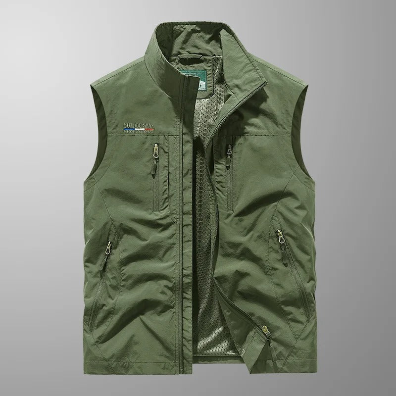 AURÈLE - bodywarmer col montant pour homme