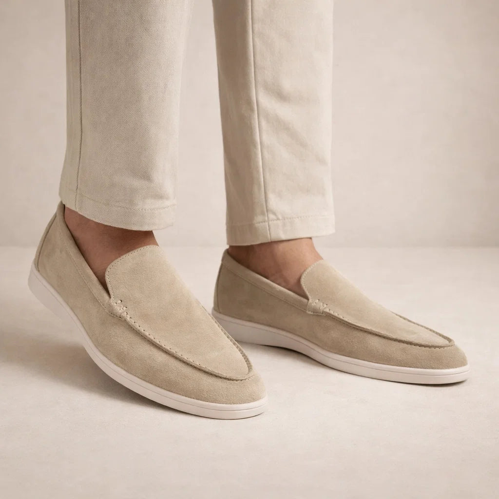 CLOVIS - mocassins en cuir à enfiler pour homme