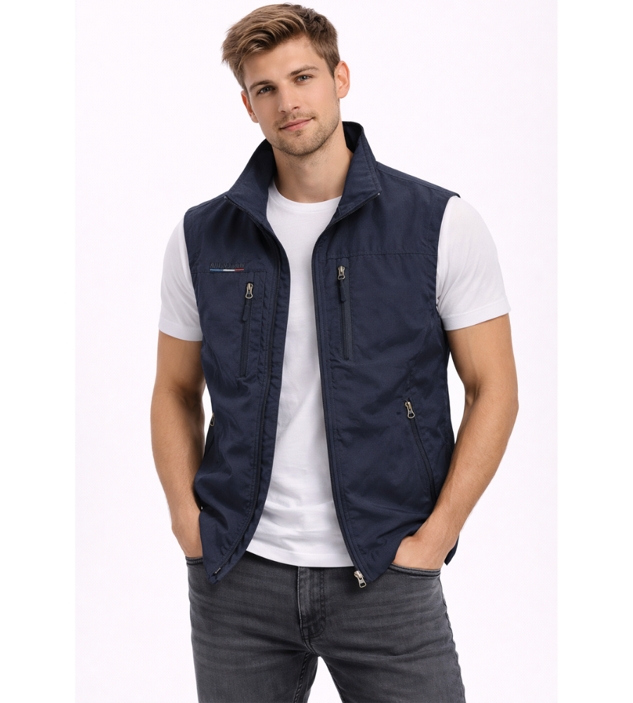 AURÈLE - bodywarmer col montant pour homme