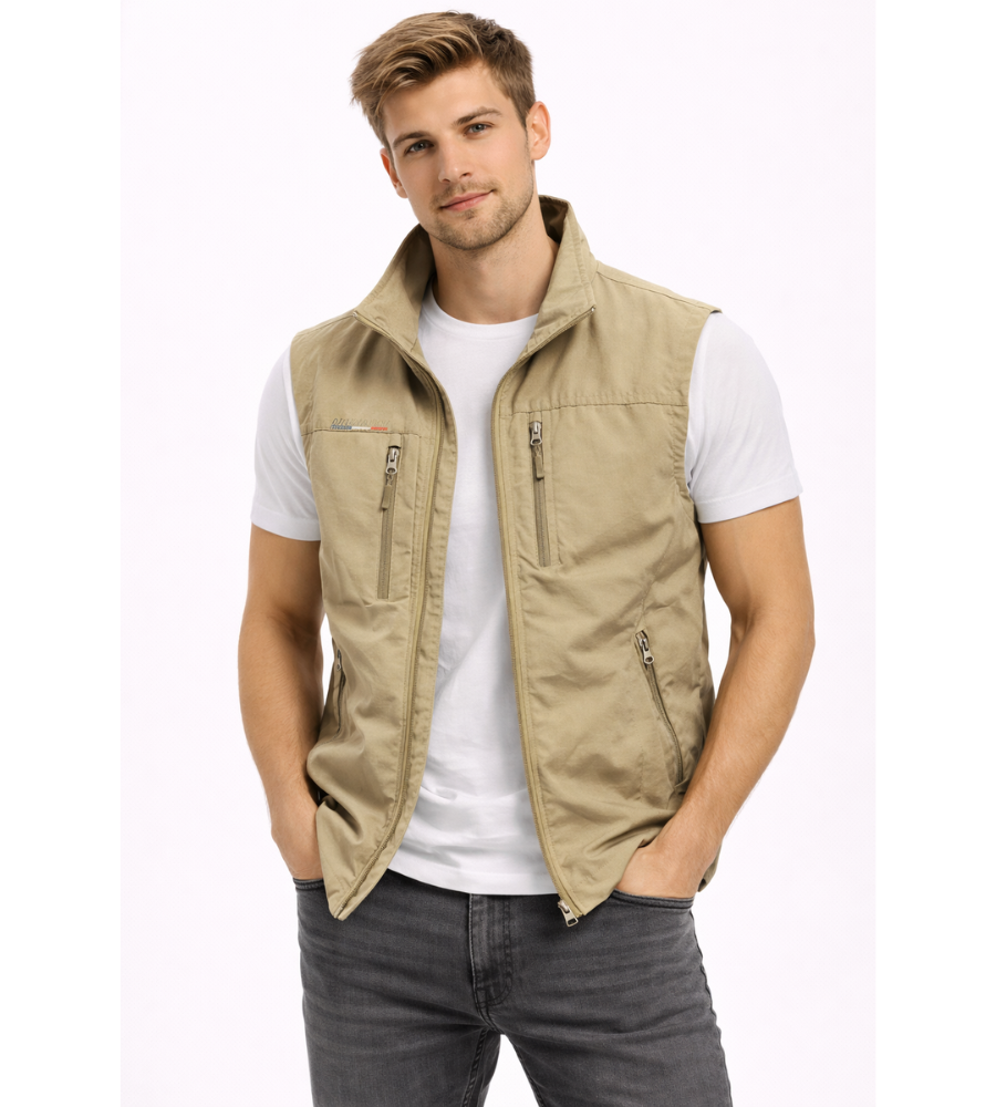 AURÈLE - bodywarmer col montant pour homme