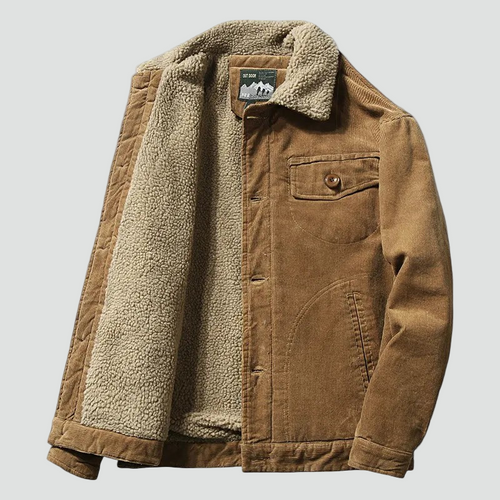BAUDOUIN - manteau d'hiver doublé polaire pour homme