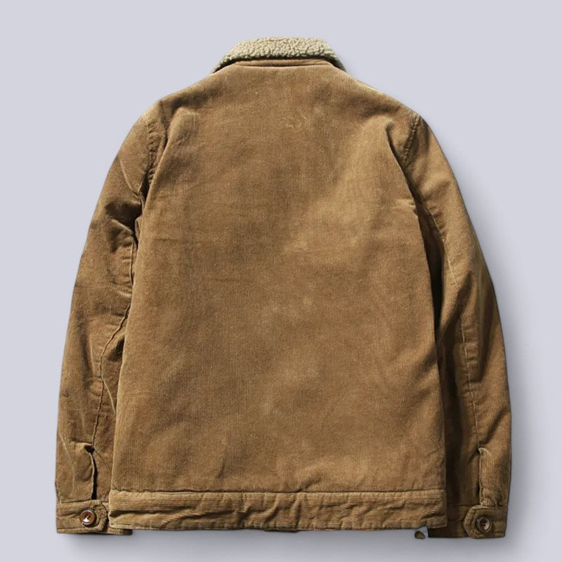 BAUDOUIN - manteau d'hiver doublé polaire pour homme