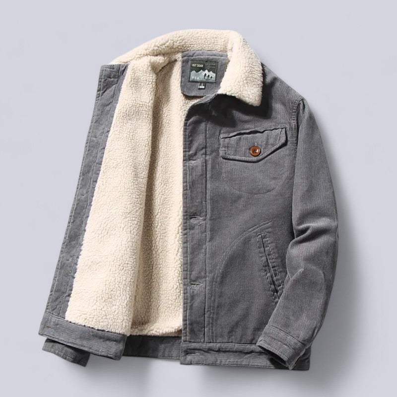 BAUDOUIN - manteau d'hiver doublé polaire pour homme