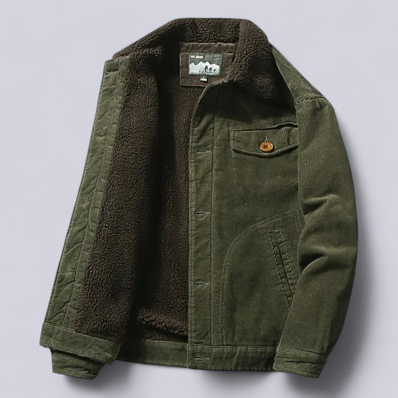 BAUDOUIN - manteau d'hiver doublé polaire pour homme