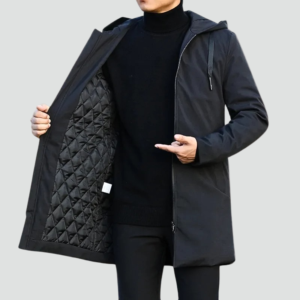 AYMERIC - imperméable doublé chaud pour homme