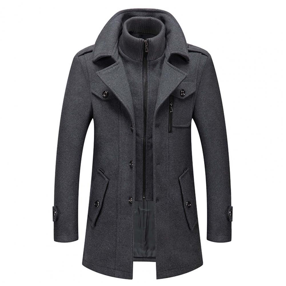 QUENTIN - manteau d'hiver doublure thermique pour homme