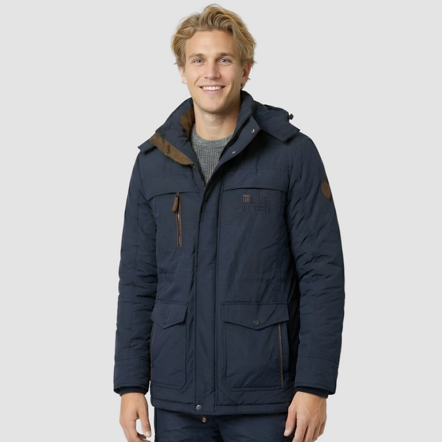 THIBAULT - parka doublée polaire à capuchon pour homme