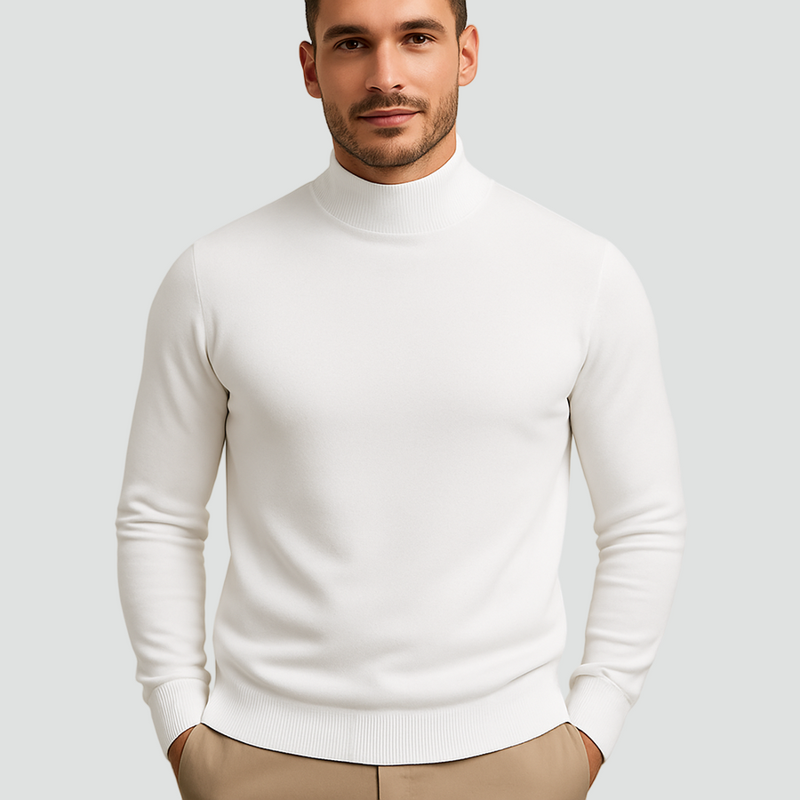 HENRI - pull col roulé fin pour homme