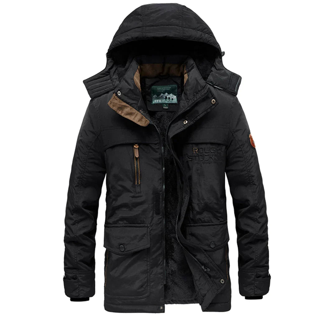 THIBAULT - parka doublée polaire à capuchon pour homme