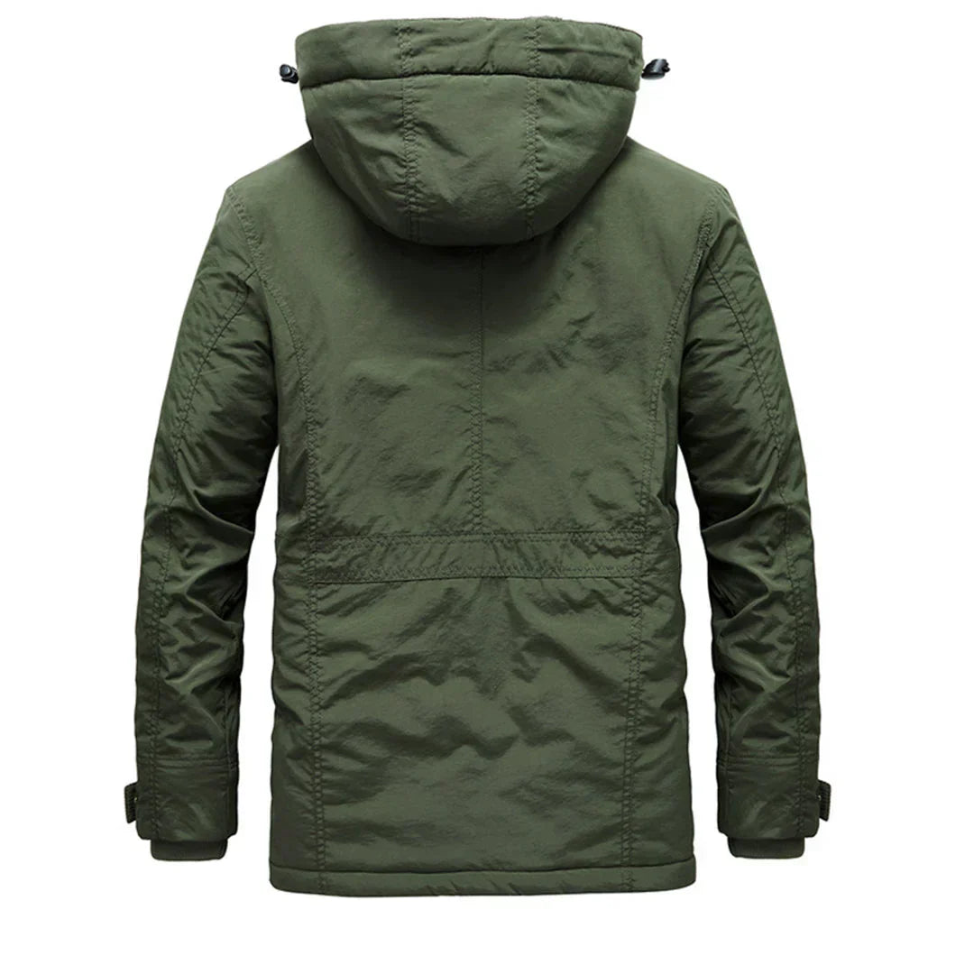THIBAULT - parka doublée polaire à capuchon pour homme