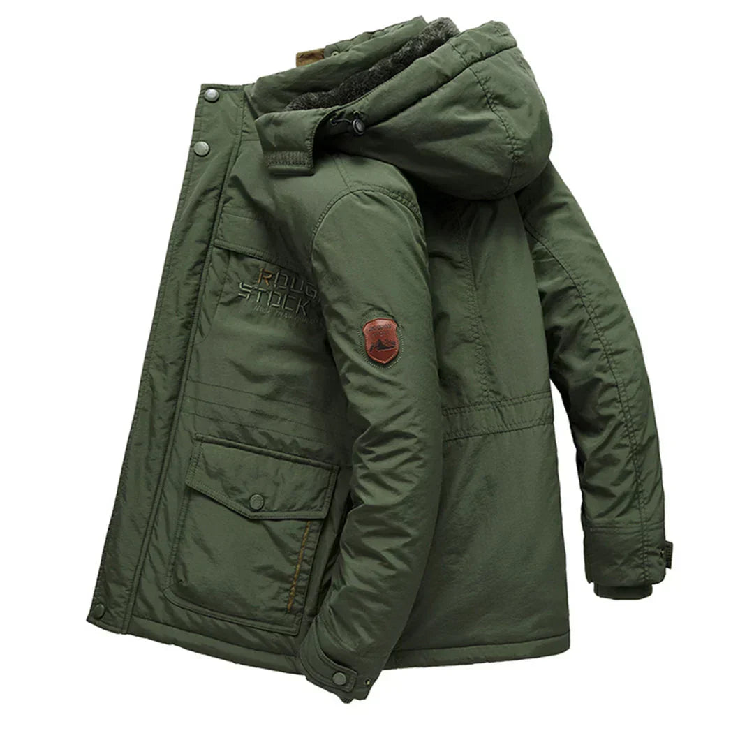 THIBAULT - parka doublée polaire à capuchon pour homme