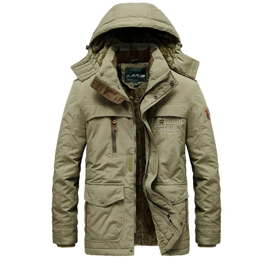 THIBAULT - parka doublée polaire à capuchon pour homme