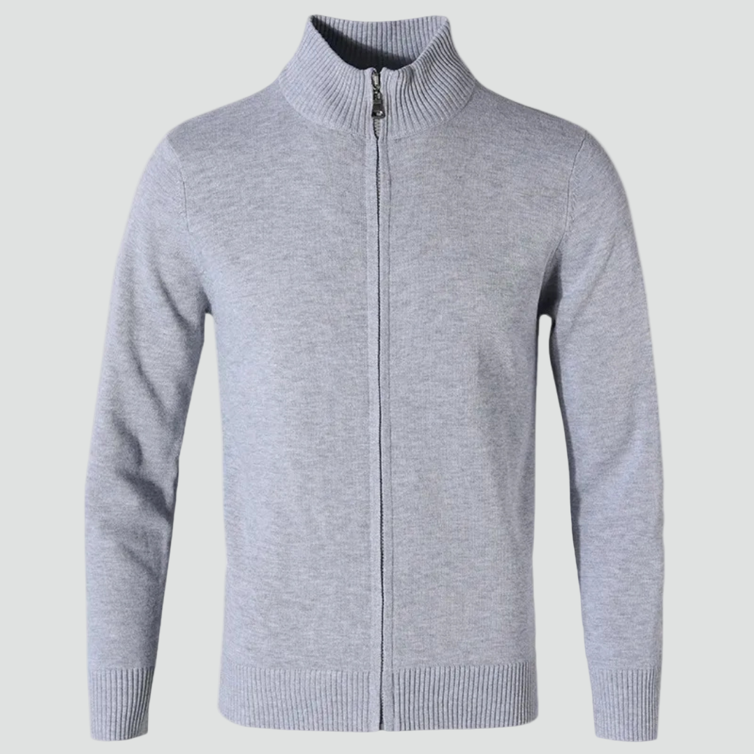 PIERRE - gilet zippé col montant pour homme