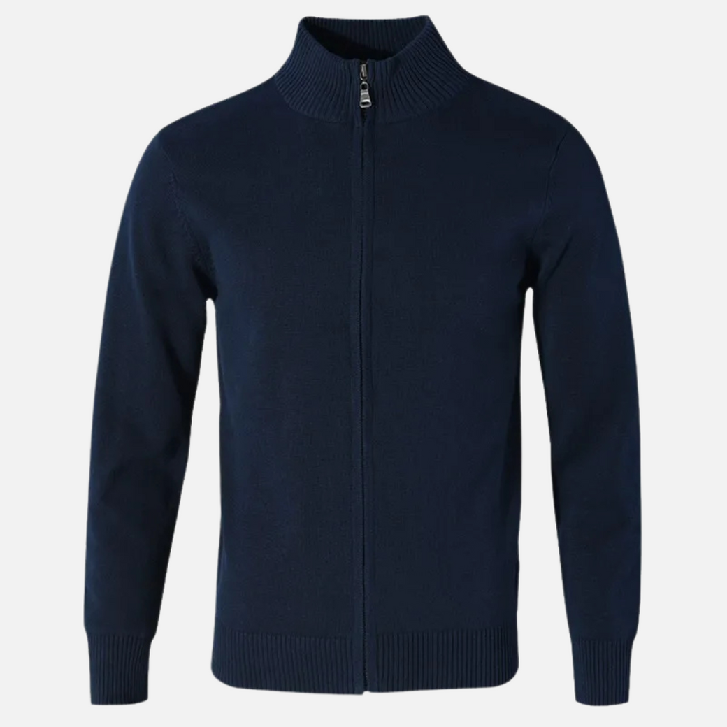 PIERRE - gilet zippé col montant pour homme