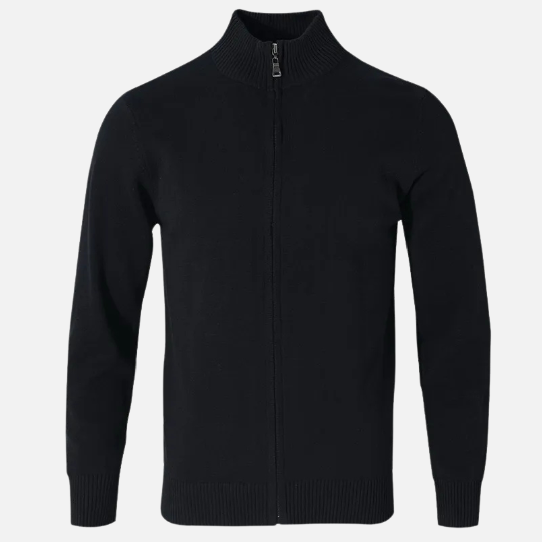 PIERRE - gilet zippé col montant pour homme