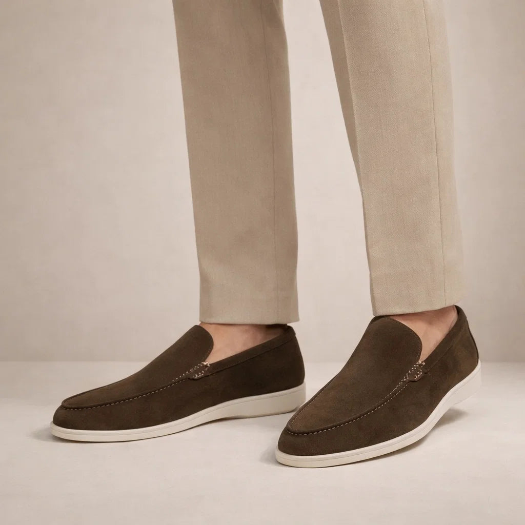 CLOVIS - mocassins en cuir à enfiler pour homme