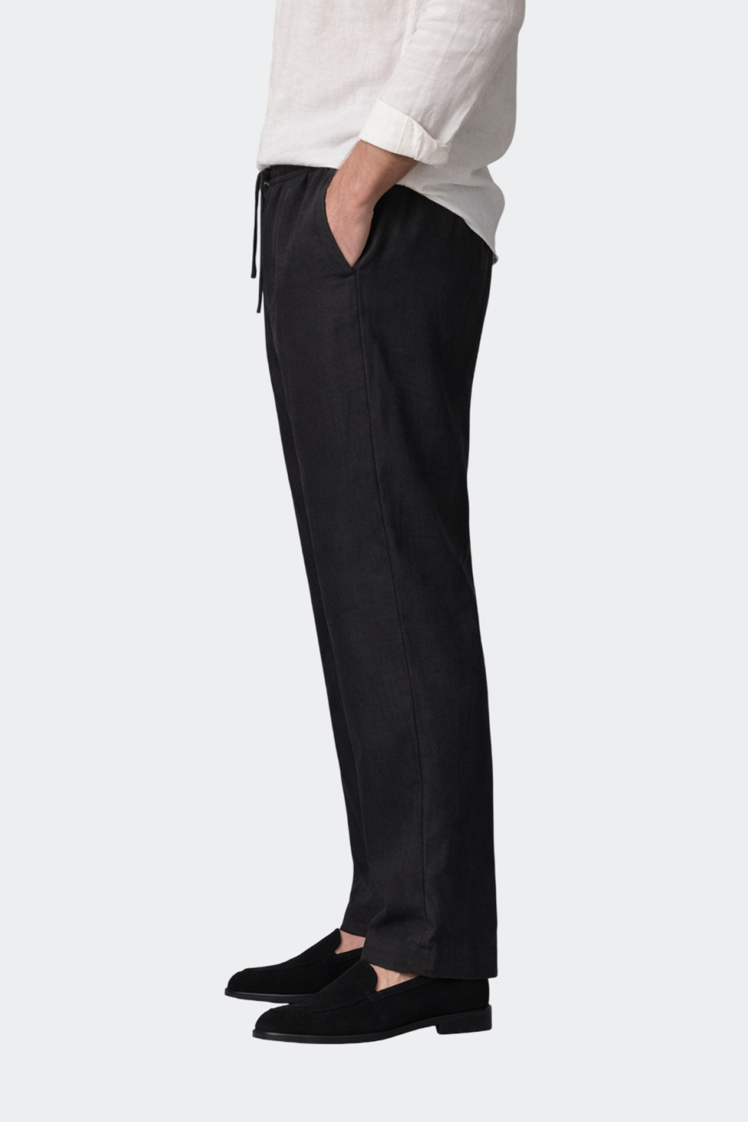 DAMIEN - pantalon en lin coupe relâchée pour homme