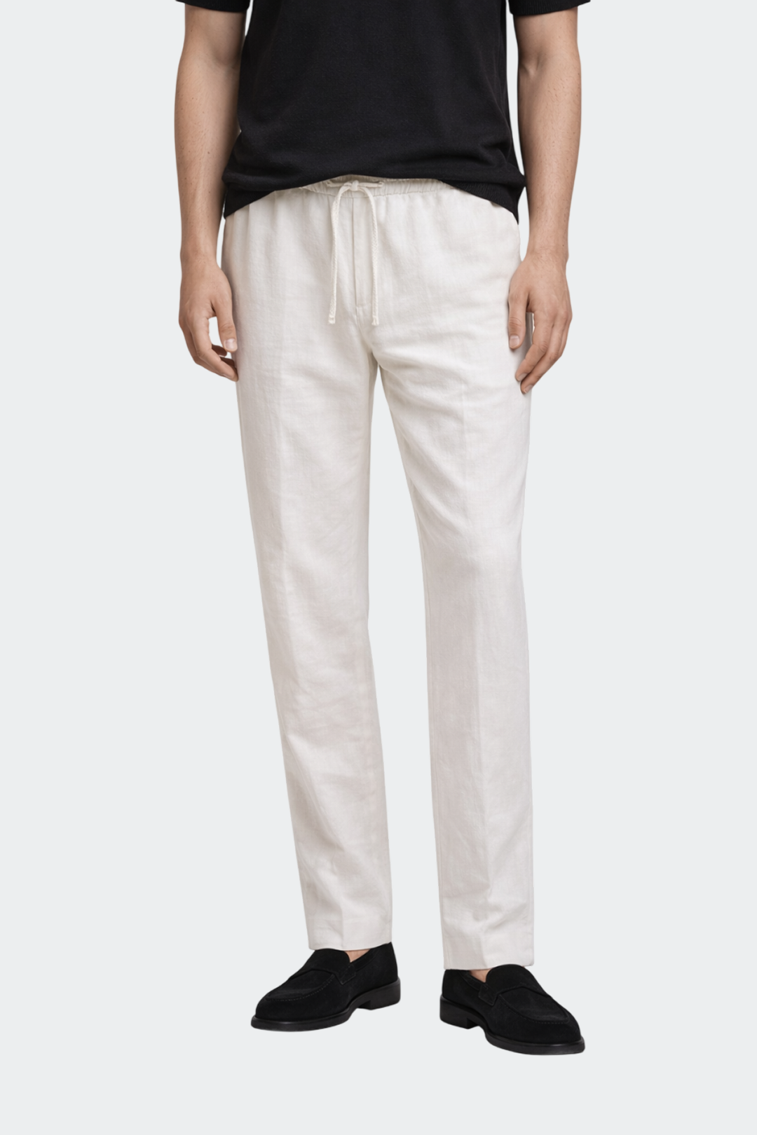 DAMIEN - pantalon en lin coupe relâchée pour homme