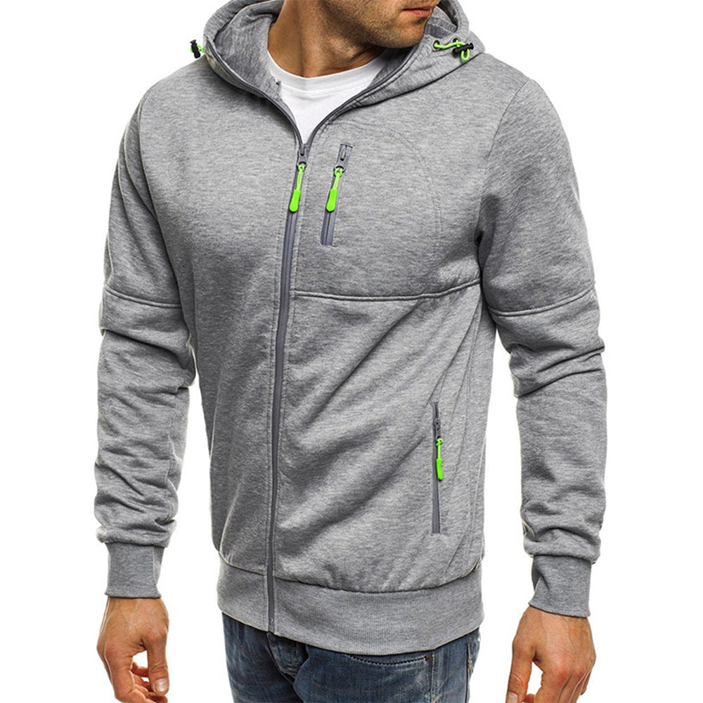 FRÉDÉRIC - gilet zippé à capuche sport pour homme