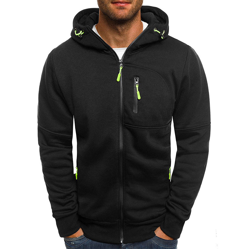 FRÉDÉRIC - gilet zippé à capuche sport pour homme