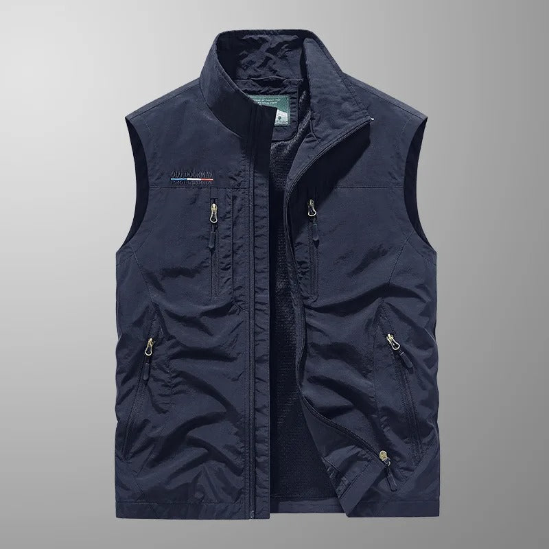 AURÈLE - bodywarmer col montant pour homme