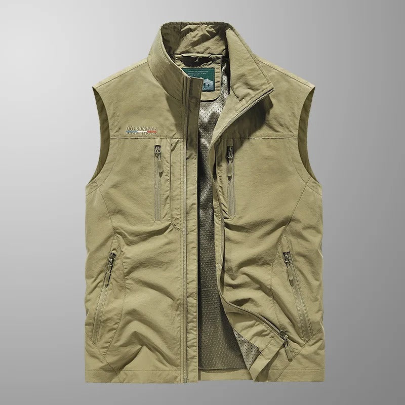 AURÈLE - bodywarmer col montant pour homme