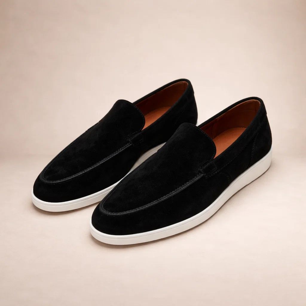 CLOVIS - mocassins en cuir à enfiler pour homme