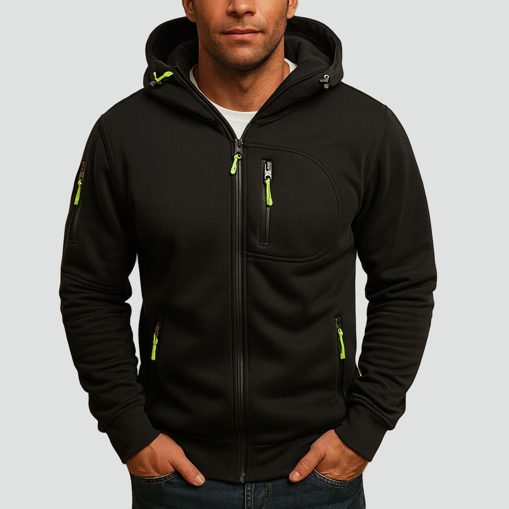MATHIEU - hoodie zippé à capuche pour homme