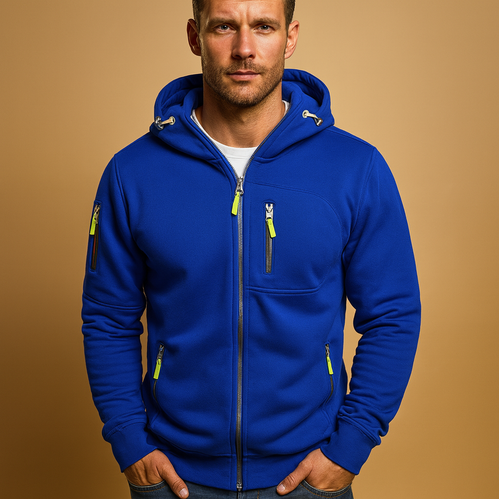MATHIEU - hoodie zippé à capuche pour homme