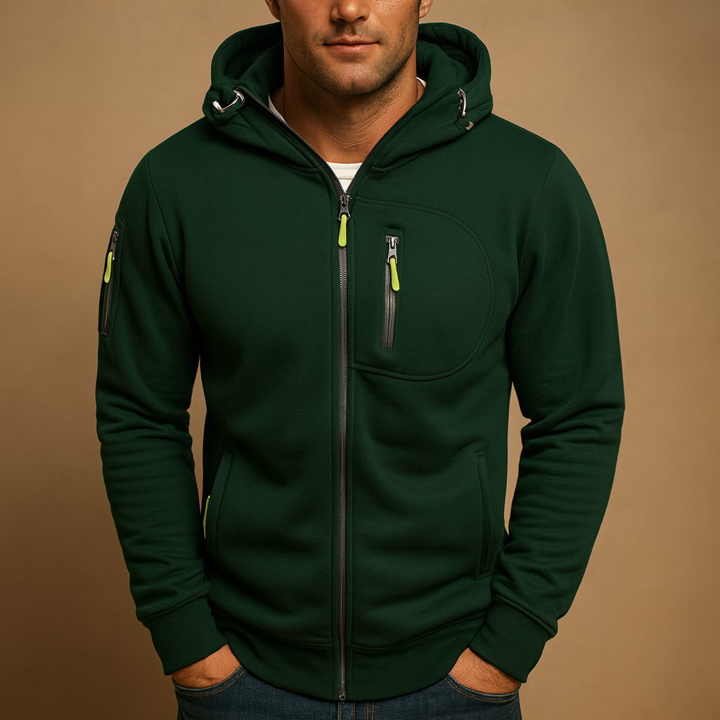 MATHIEU - hoodie zippé à capuche pour homme