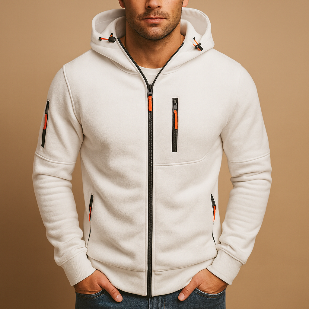 MATHIEU - hoodie zippé à capuche pour homme