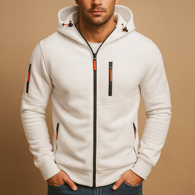 MATHIEU - hoodie zippé à capuche pour homme