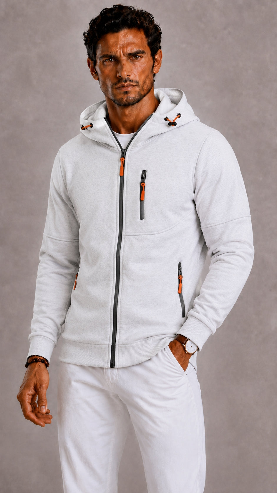 OLIVIER - hoodie zippé pour homme