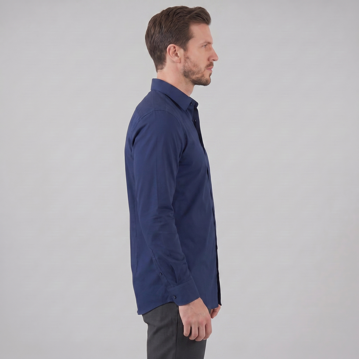GUSTAVE - chemise slim fit col pointe pour homme