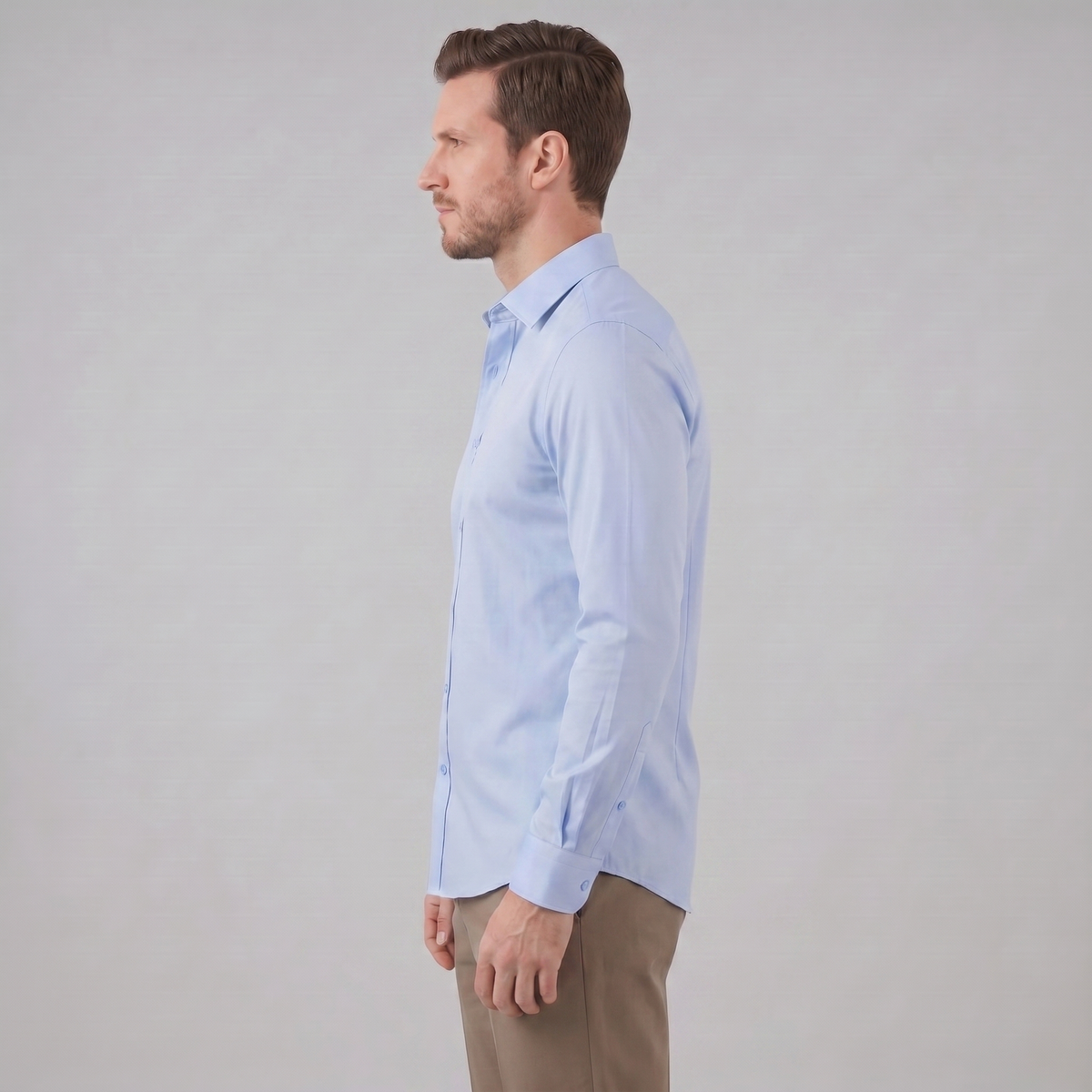 GUSTAVE - chemise slim fit col pointe pour homme