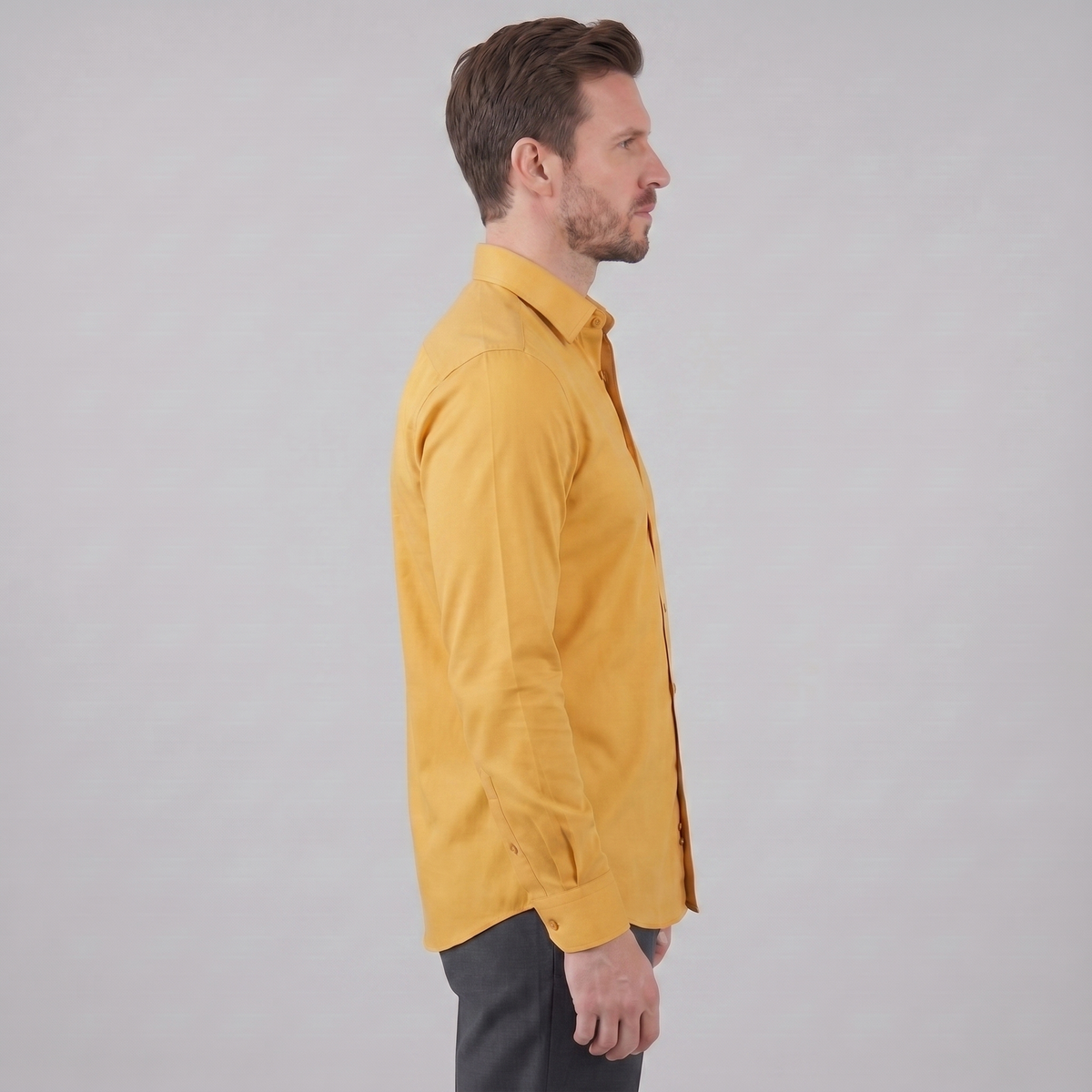 GUSTAVE - chemise slim fit col pointe pour homme