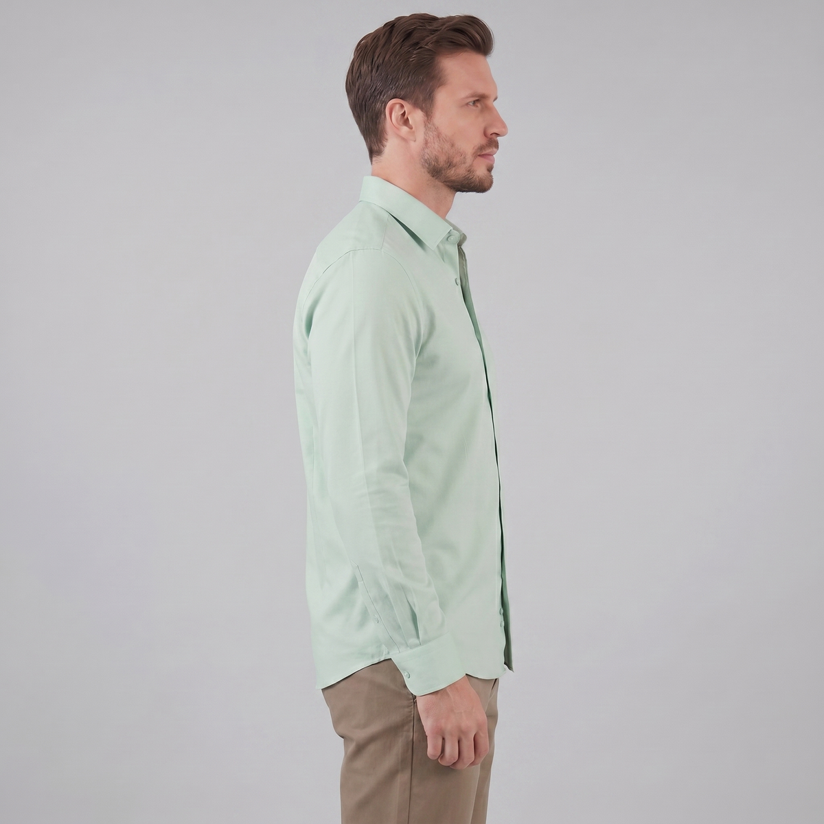 GUSTAVE - chemise slim fit col pointe pour homme