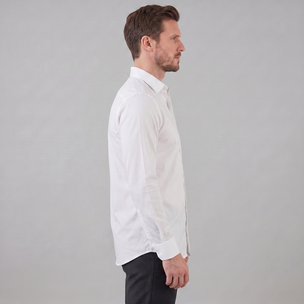 GUSTAVE - chemise slim fit col pointe pour homme