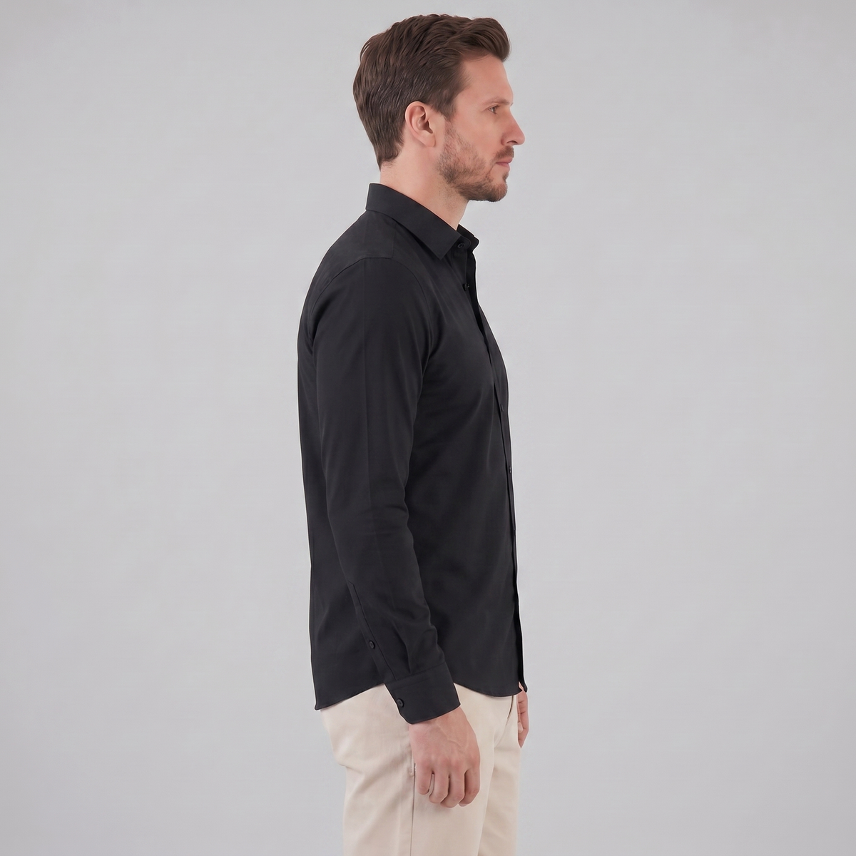 GUSTAVE - chemise slim fit col pointe pour homme