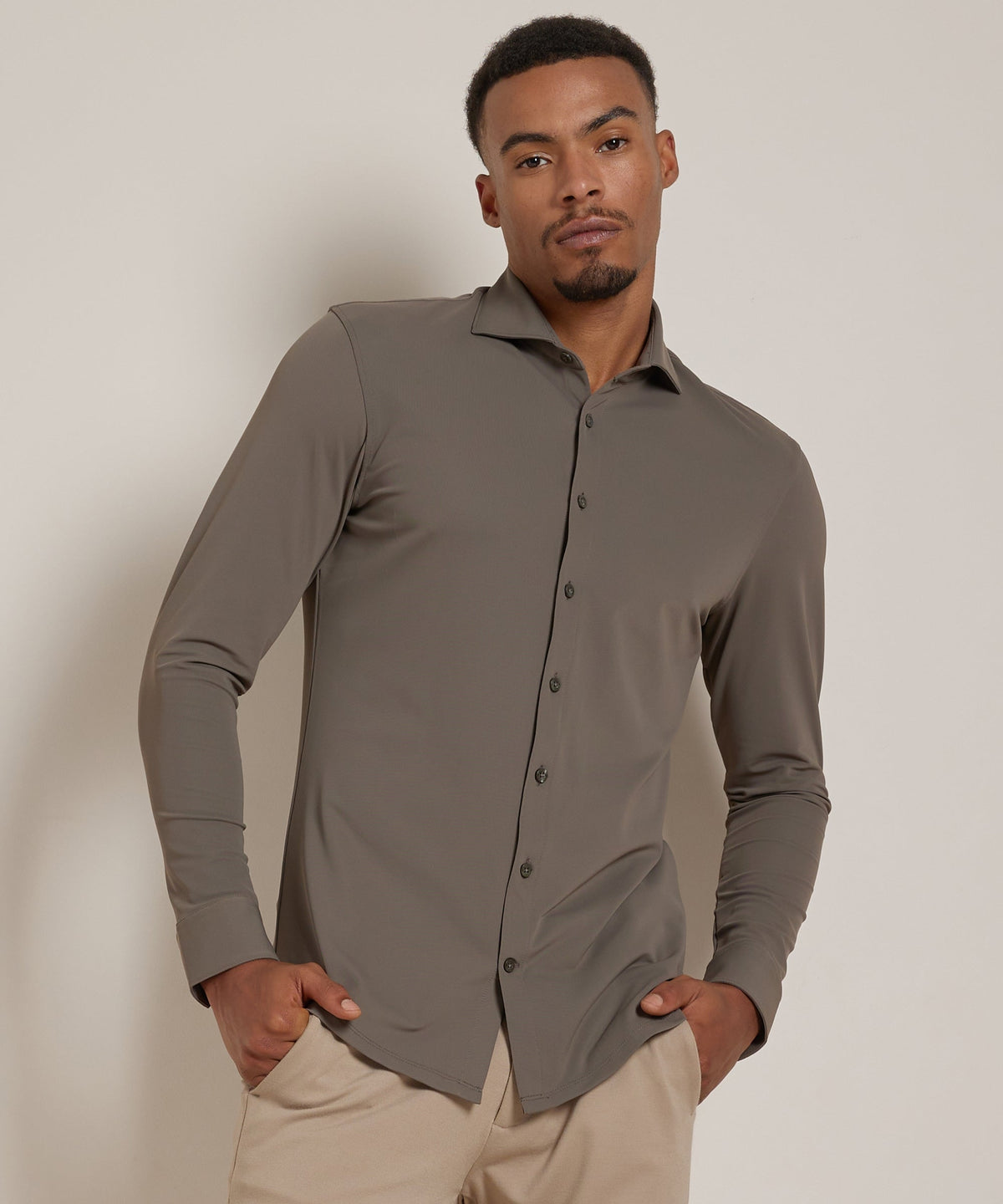 CONSTANTIN - chemise stretch smart casual pour homme