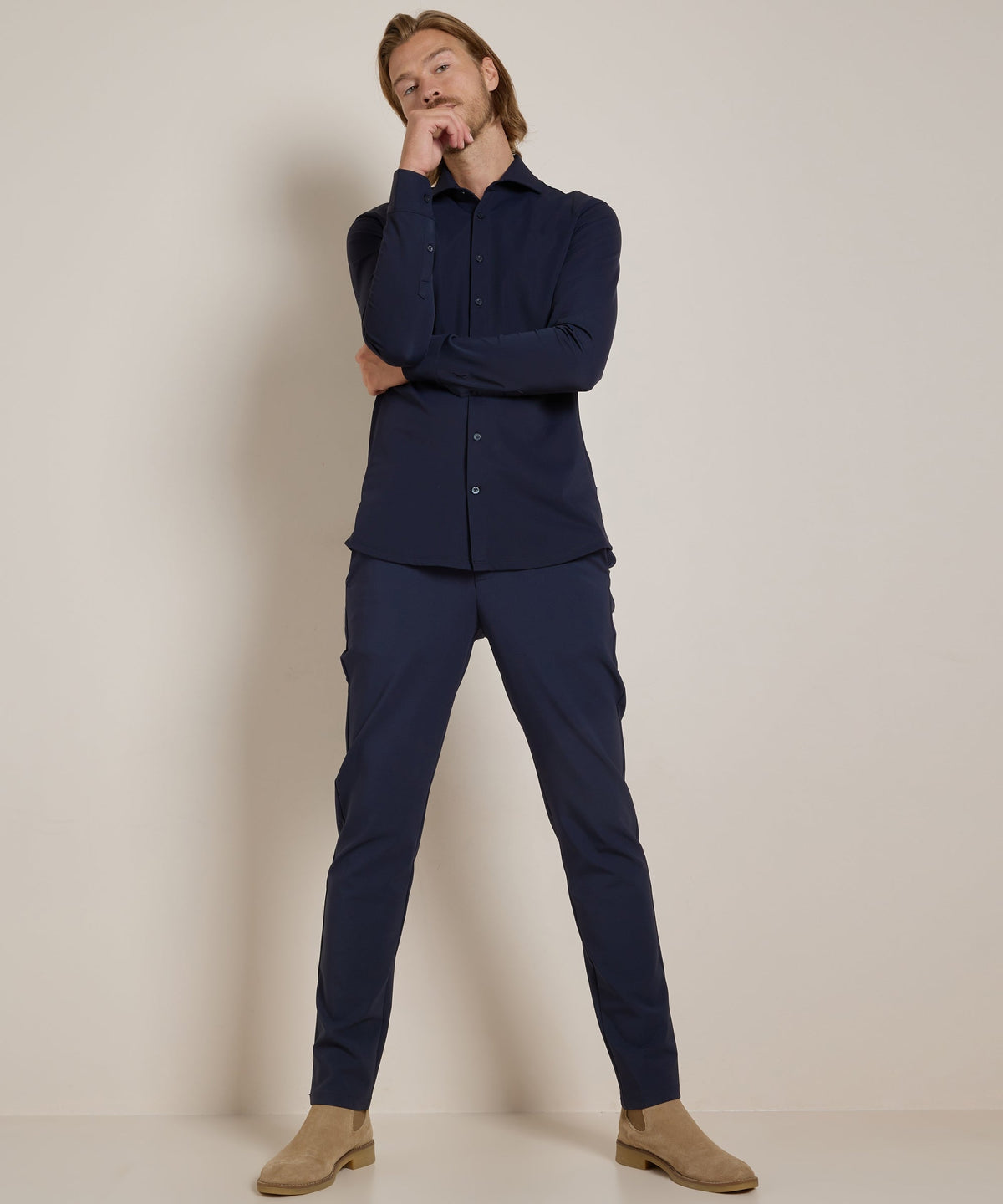 CONSTANTIN - chemise stretch smart casual pour homme